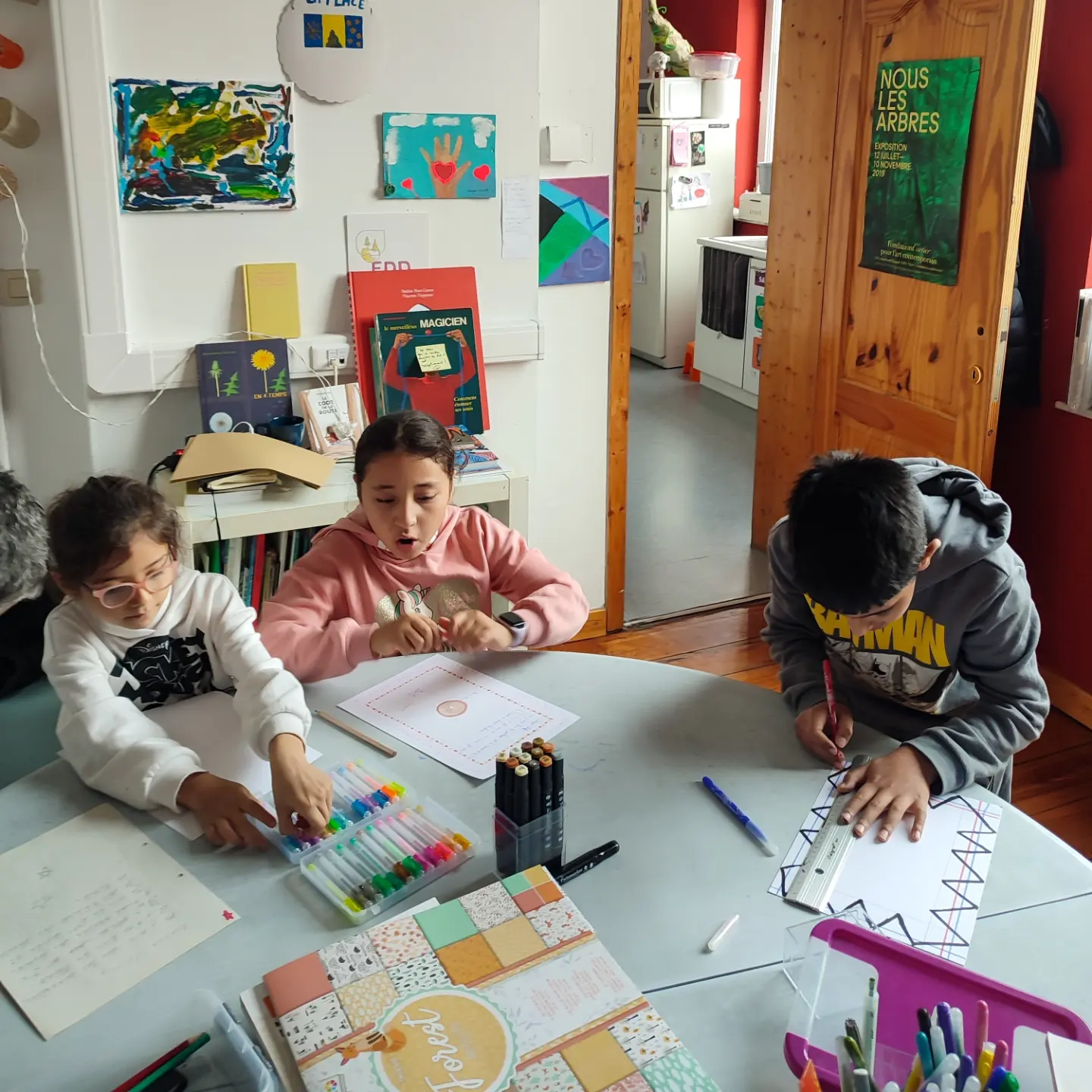 Les enfants de l'école de devoirs La Place en stage d'automne