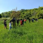 Les enfants de La Place en stage nature
