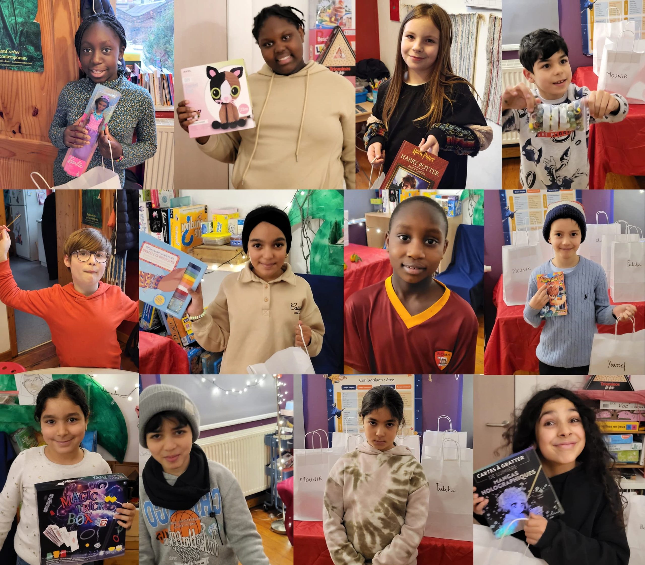 Saint-Nicolas à l'école de devoirs La Place